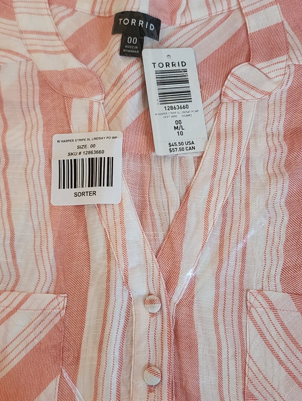 Torrid Stripe Tank - Picture 5 of 5